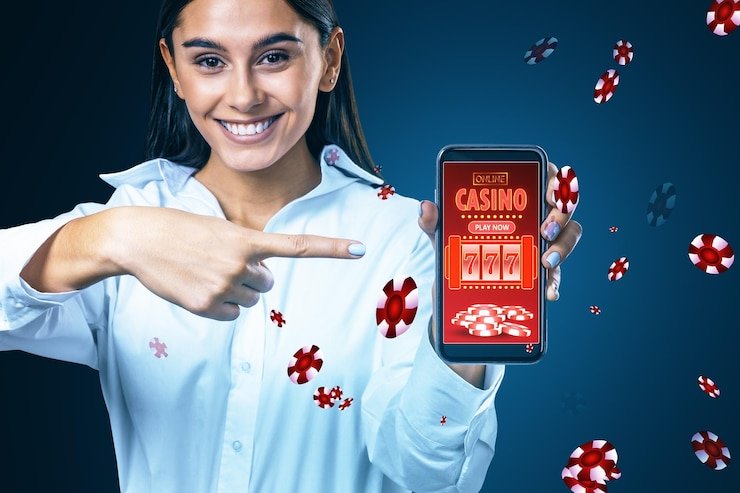 Pengguna lokal menjelajah situs mobile